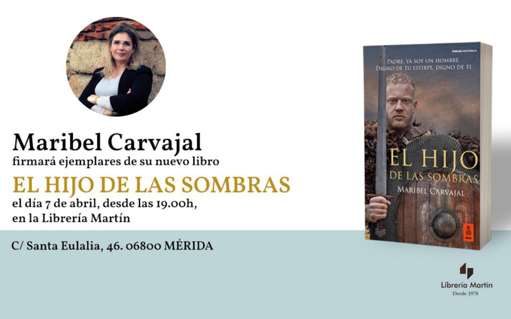 Firma de libros 7 de Abril en Librería Martín en Mérida